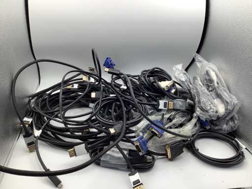 Différents câbles d’affichage