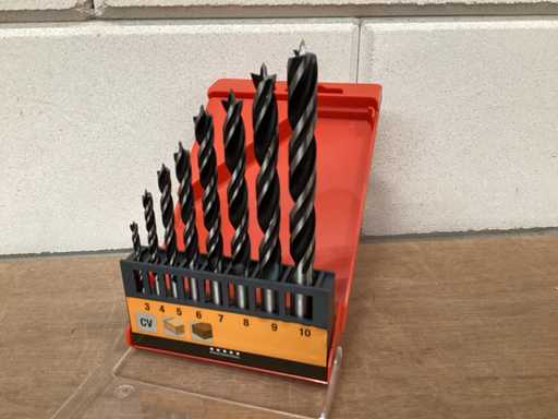 KWB 514100 wood drill set, 8 pieces (20x)