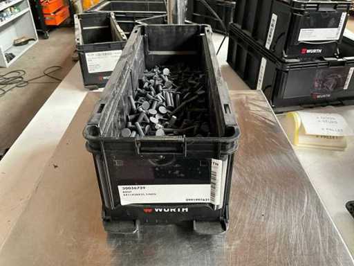 Würth 9.76kg Bolt 6x11x28x25,5 NZG in stackable box