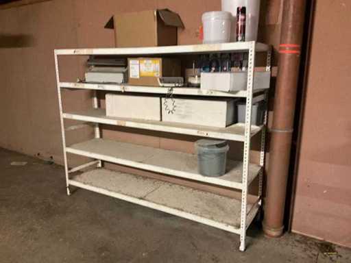 Racks de rangement métalliques (4x)