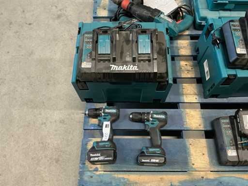 Makita DHP 487 Boormachine (2x)