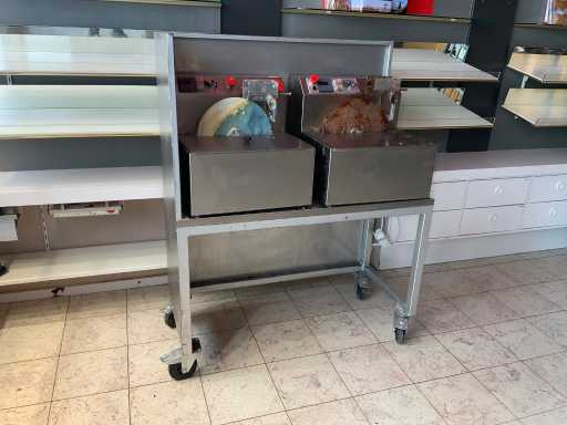 Mobile stainless steel workbench