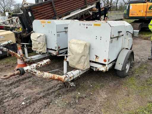 2001 MAC F208.30 Cable winch on trailer