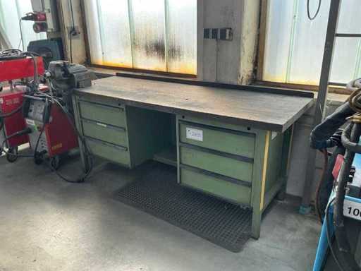 Werkbank zonder inhoud