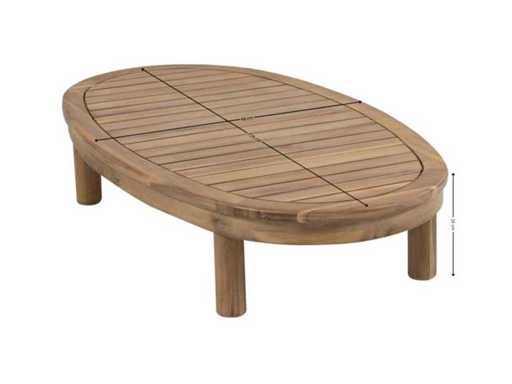 Cancún - - Masă de salon (128x66cm)