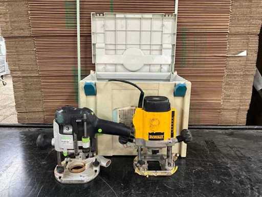 Festool/DeWalt OF 1010EBQ/DW615 Router (2x)
