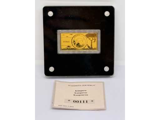 1/200 oz 999 de aur fin monede celebre de aur cangur