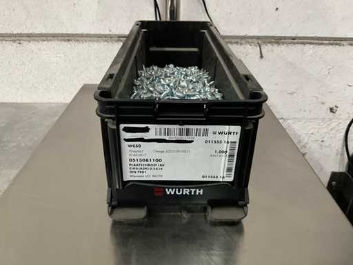 Würth 10.93 kg Place screw LBK 5.5 x 16 in stackable container