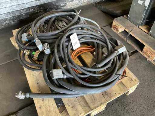 Residui di cavi su pallet