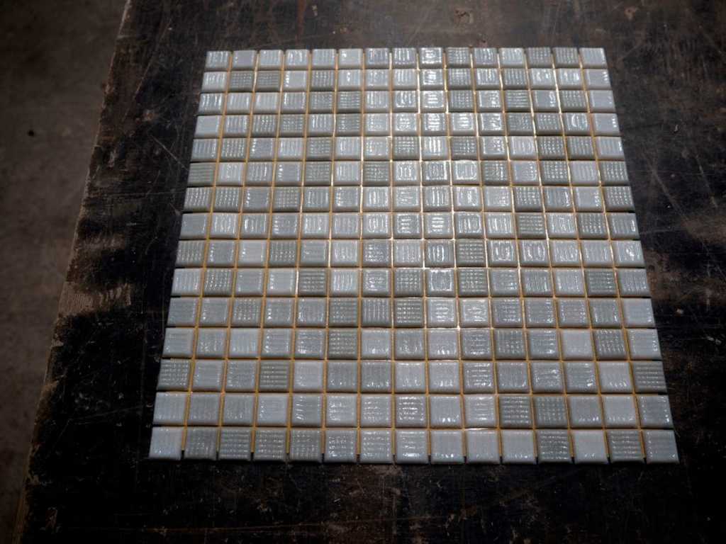 Natural stone mosaic mats 10,8m²