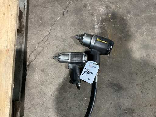 Pneumatische slagmoersleutel (2x)