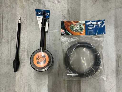 Hyundai rotierende Bürste, Abwasserschlauch und Sprühlanze (115x)