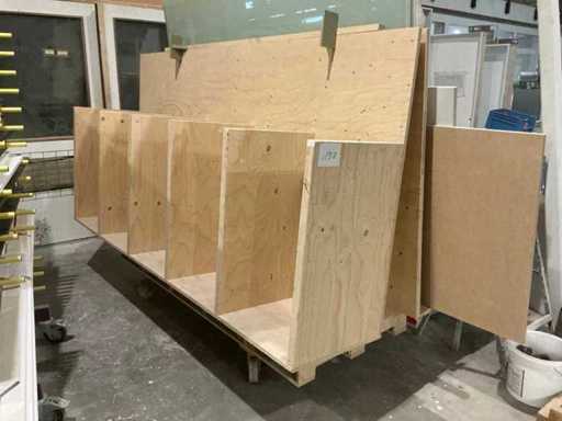 Wooden Double Plate Cart