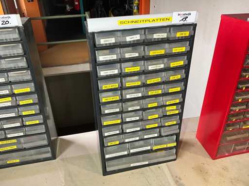 Partij inserts met assortimentsdoos