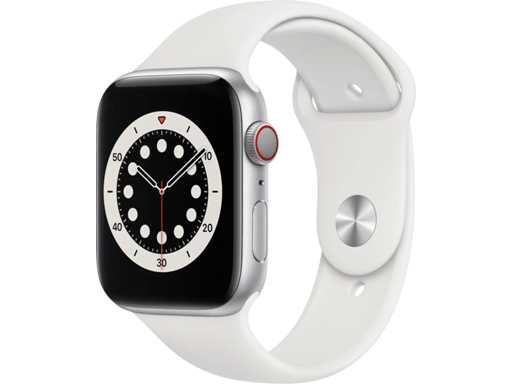 Apple - Series 6 - GPS+ Silver Aluminum Smartwatch