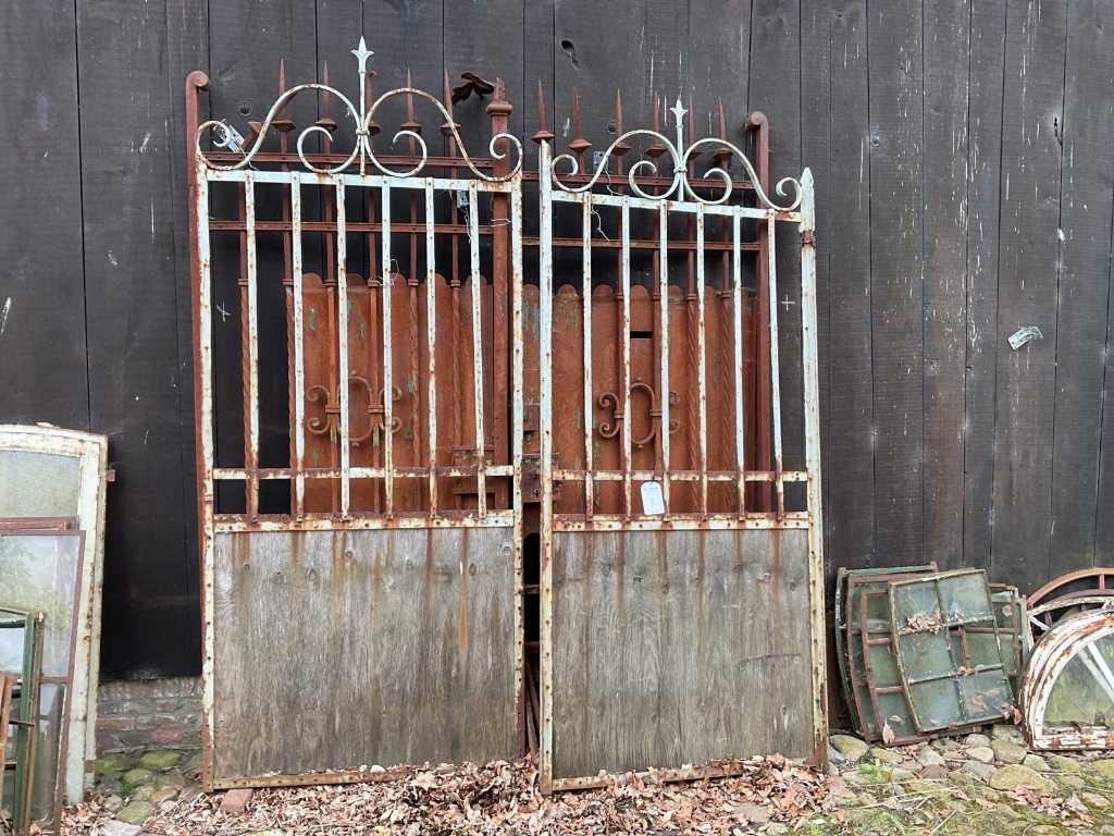 Cancello da giardino antico (2x)