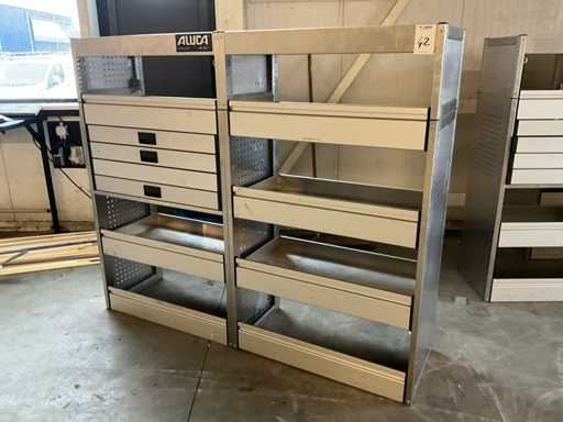 Aluca 200x170 cm Van racking