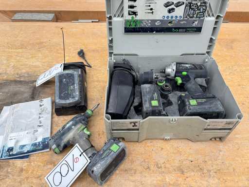 FESTOOL DRC 18 Tournevis sans fil 2 pièces