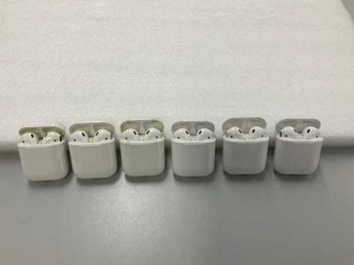 Apple A1602 & A1932 AirPods 2 with Charging Case (6x)