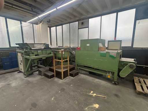 Rösler - Mass finishing machine incl. belt dryer, vibrator & drying system