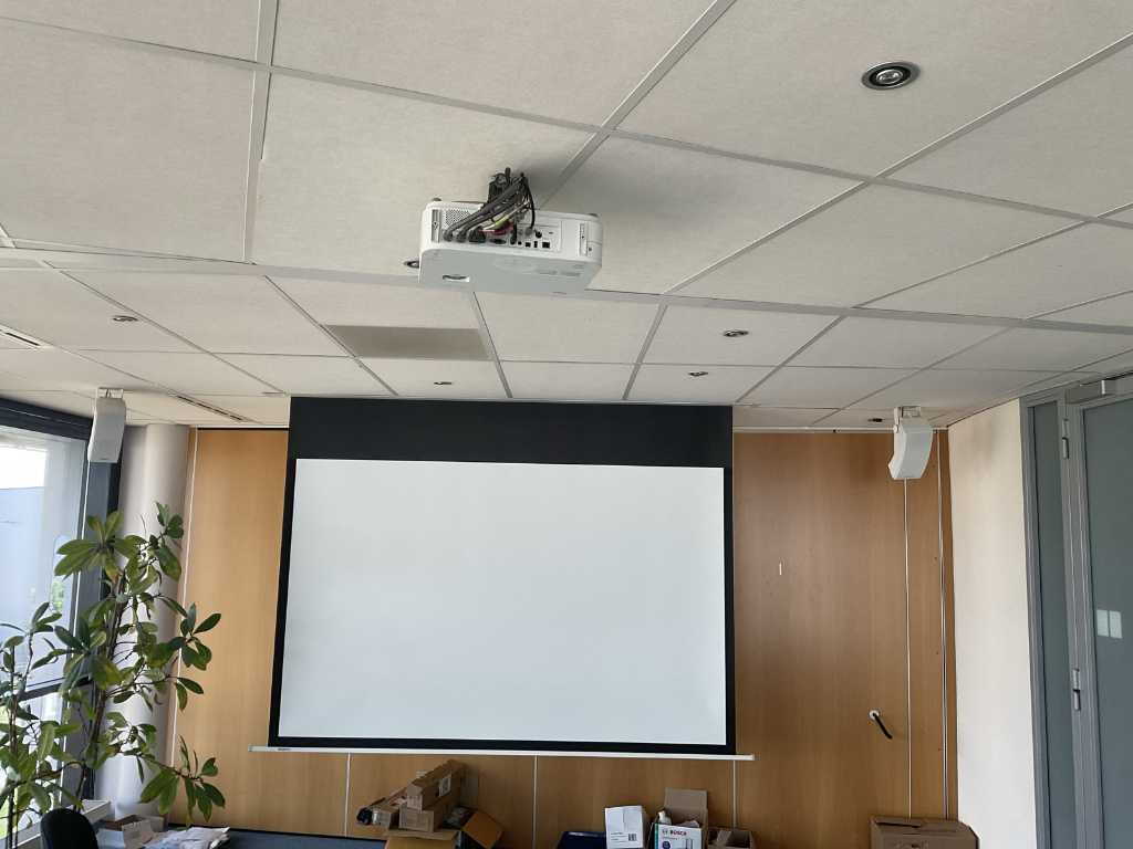 NEC Projector with built-in projection screen