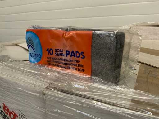 Lana d'acciaio Metalino con sapone (11900x)