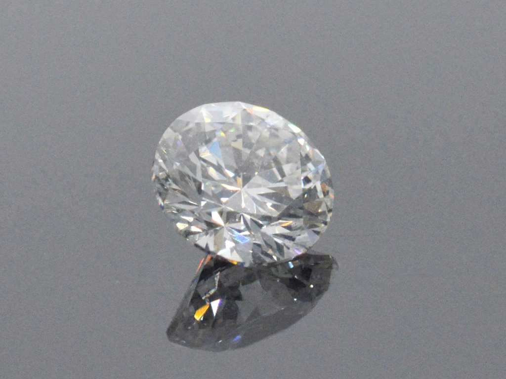 Diamant - 0.70 karaat briljant diamant (gecertificeerd)