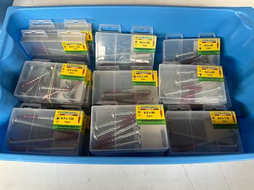 Rotadrill Holzbauschraube verschiedene Größen (21x)