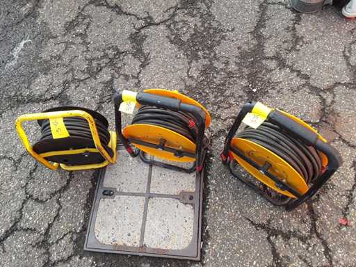 Verlenghaspels - Brandweermateriaal (3x)