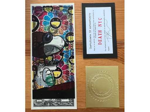 DEATH NYC: Murakami Snoopy on US Dollar 53/100