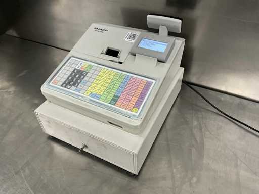 Sharp - XE-A217W - Registratore di cassa elettronico con cassetto contanti