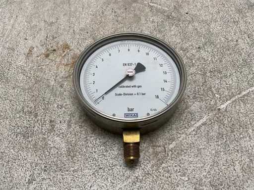 2017 WikaWika Pressure Gauge 0-16bar