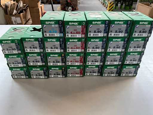 Spax Vari tipi di viti (26x)