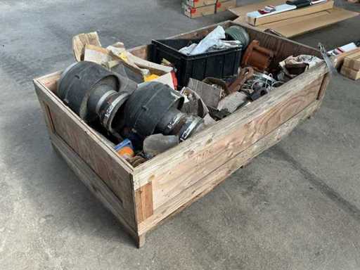 Batch of truck parts