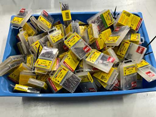 Rotadrill Varie viti: acciaio inox, zincato e ottone (100x)