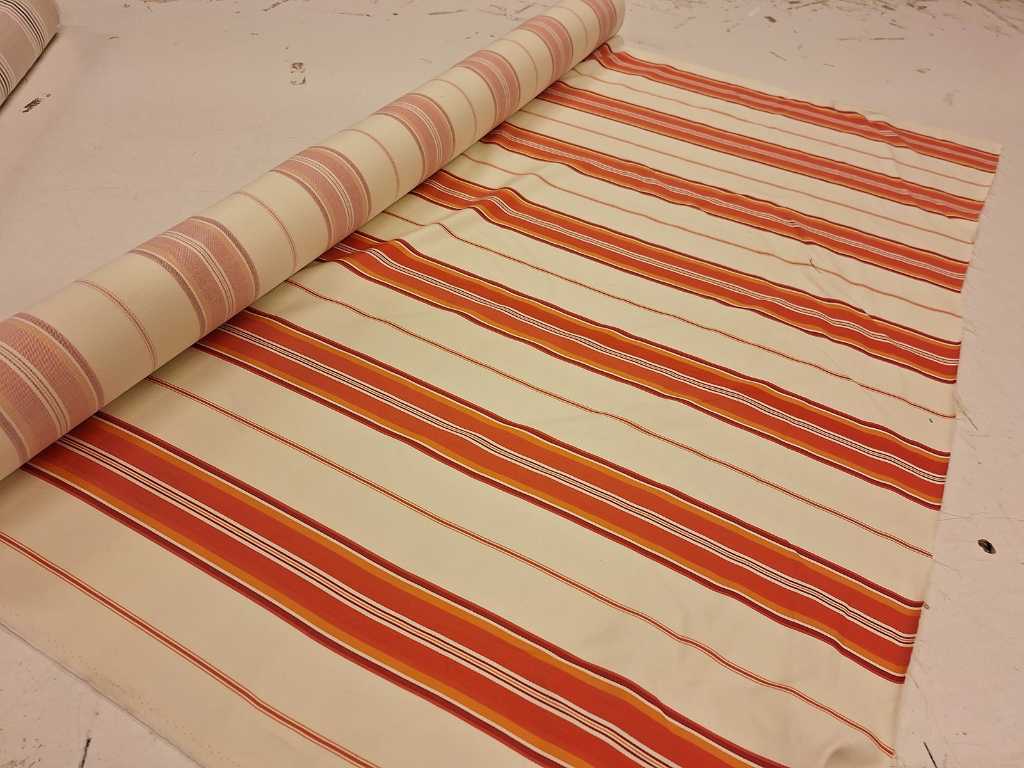 10m stripe orange red