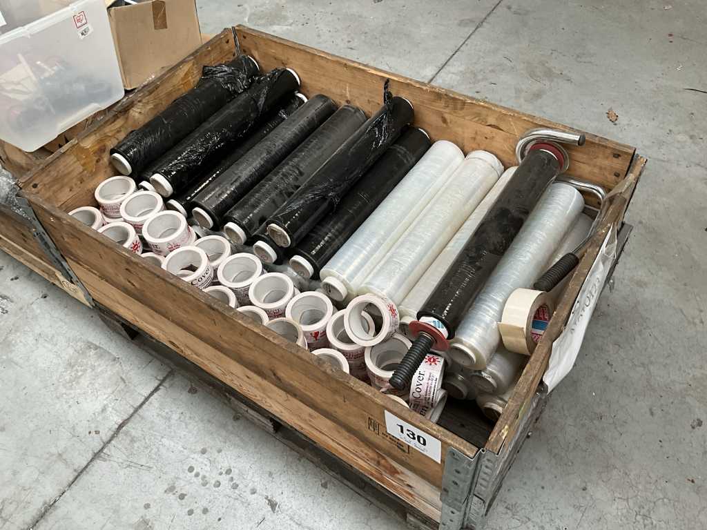 Plm 33 rollen wikkelfolie + 75 rollen tape