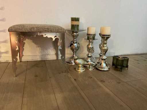 Verschiedene Kerzenhalter (5x)