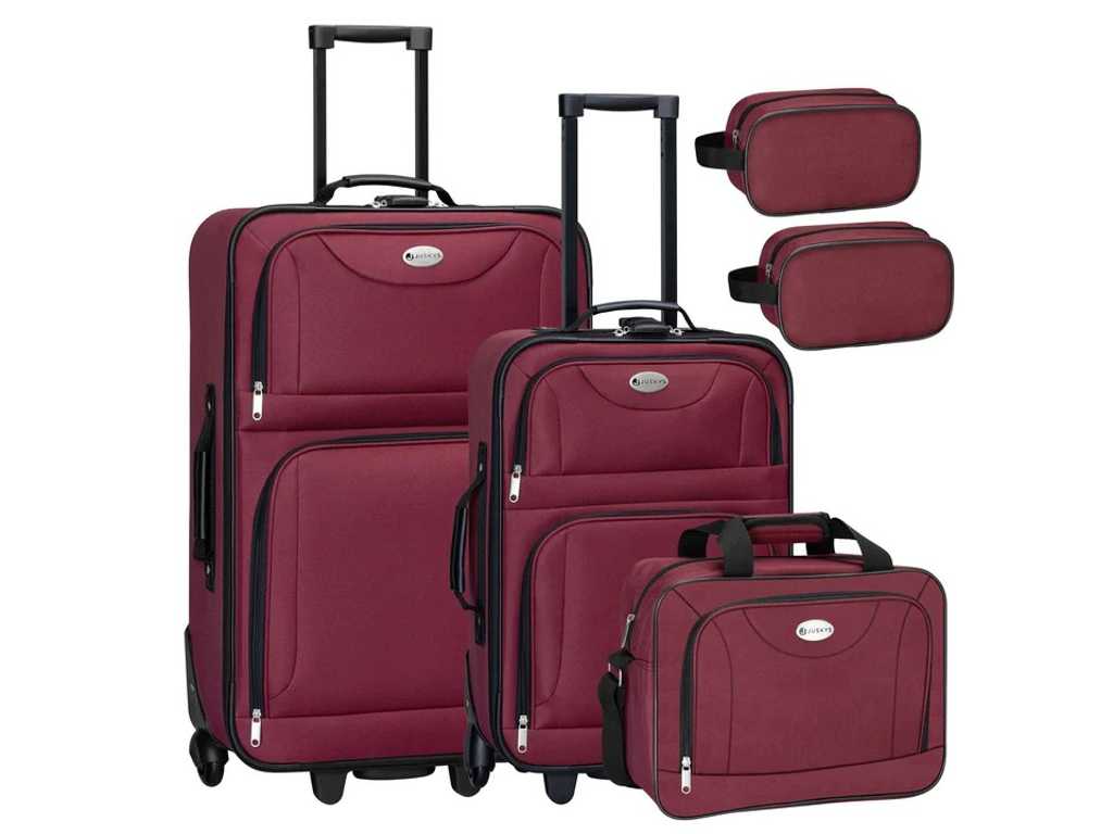 Travel trolley suitcase set