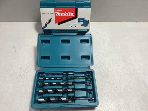 Makita Schlangenbohrer Set 5-teilig