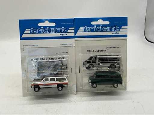 Trident Finished Model Car