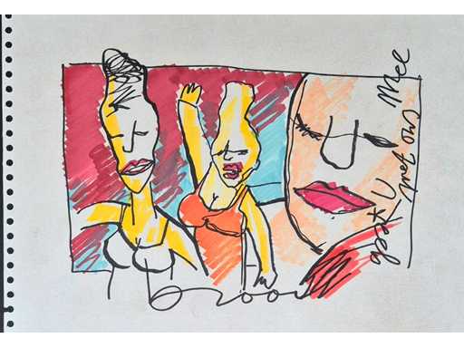 TekeningHerman Brood