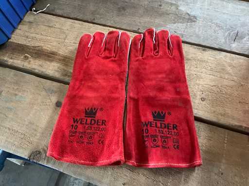 Welder Welding Gloves (4x)