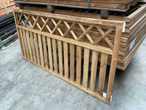 Hillhout Holzgartenzaun 180x90 (4x)