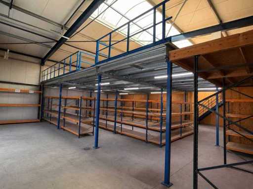 121m2 SSI Schäfer Vrijstaande Entresolvloer v.v. 20m ballustrade , palletopzetplaats, ledarmaturen bouwjaar 2018