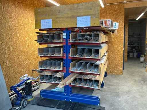 Suport cu consol cu conținut