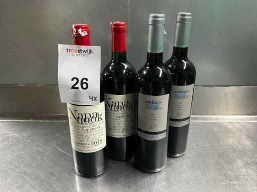 2018 Napa nook, Embruix Red wine (4x)