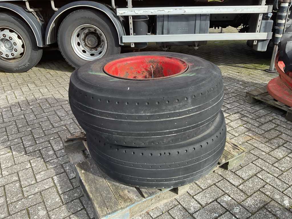 Kieber tire with rim 1550x20 (2x)