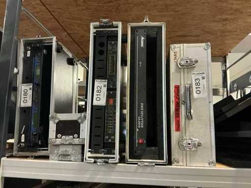 DMX-splitter en RTW-piekmeter