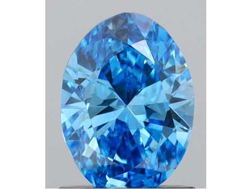 Diamant cu tăietură ovală, certificat 1,07 carate